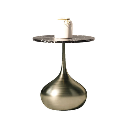 Geoff Side Table, Marble Effect