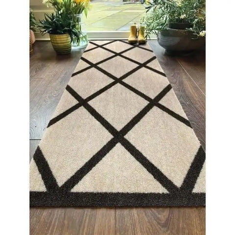 Geometric Washable Mat and Runner - Doormat