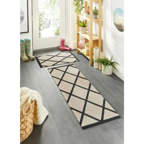 Geometric Washable Mat and Runner - Doormat