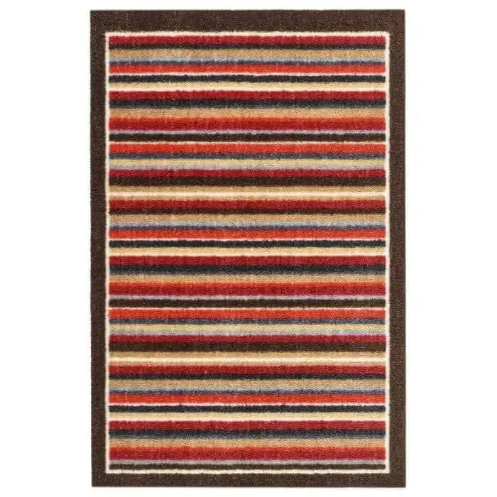 Geometric Washable Mat and Runner - My Stripe Red / 50X75 cm - Doormat
