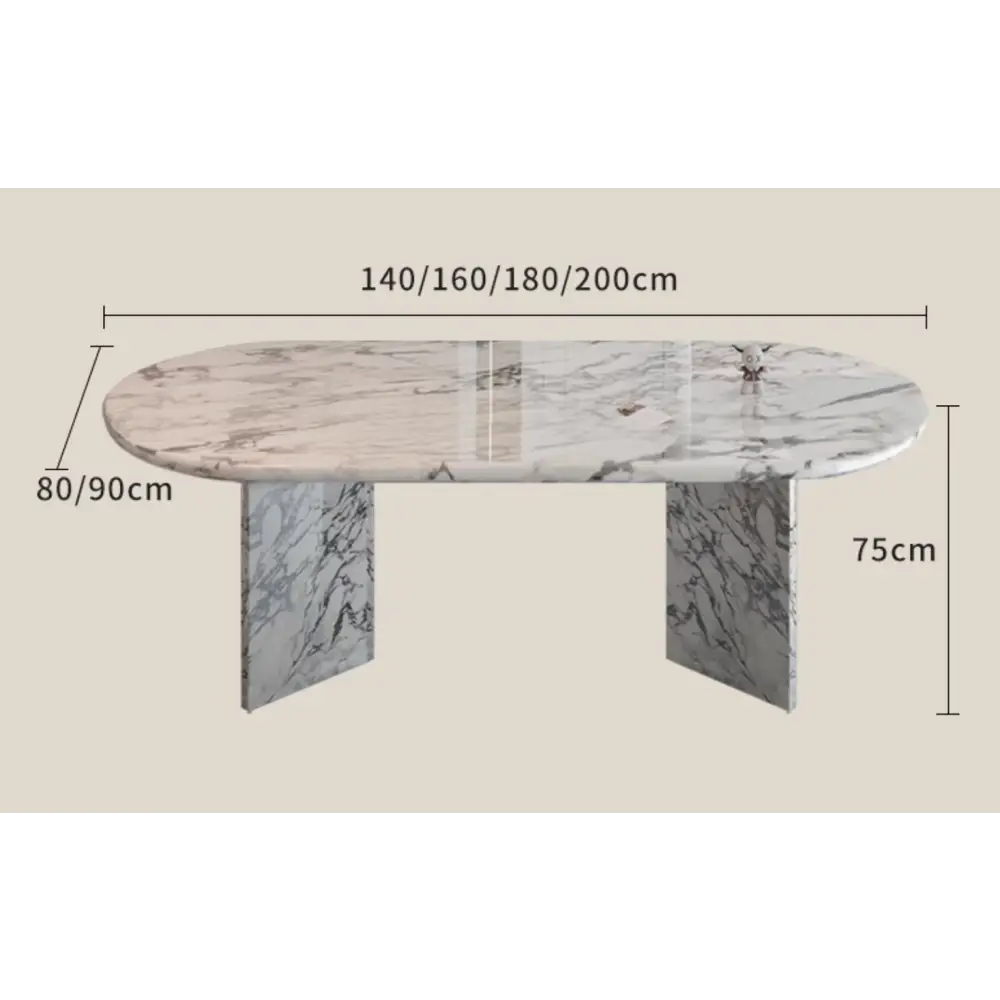 Gillian Dining Table Marble