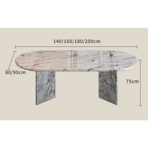 Gillian Dining Table Marble