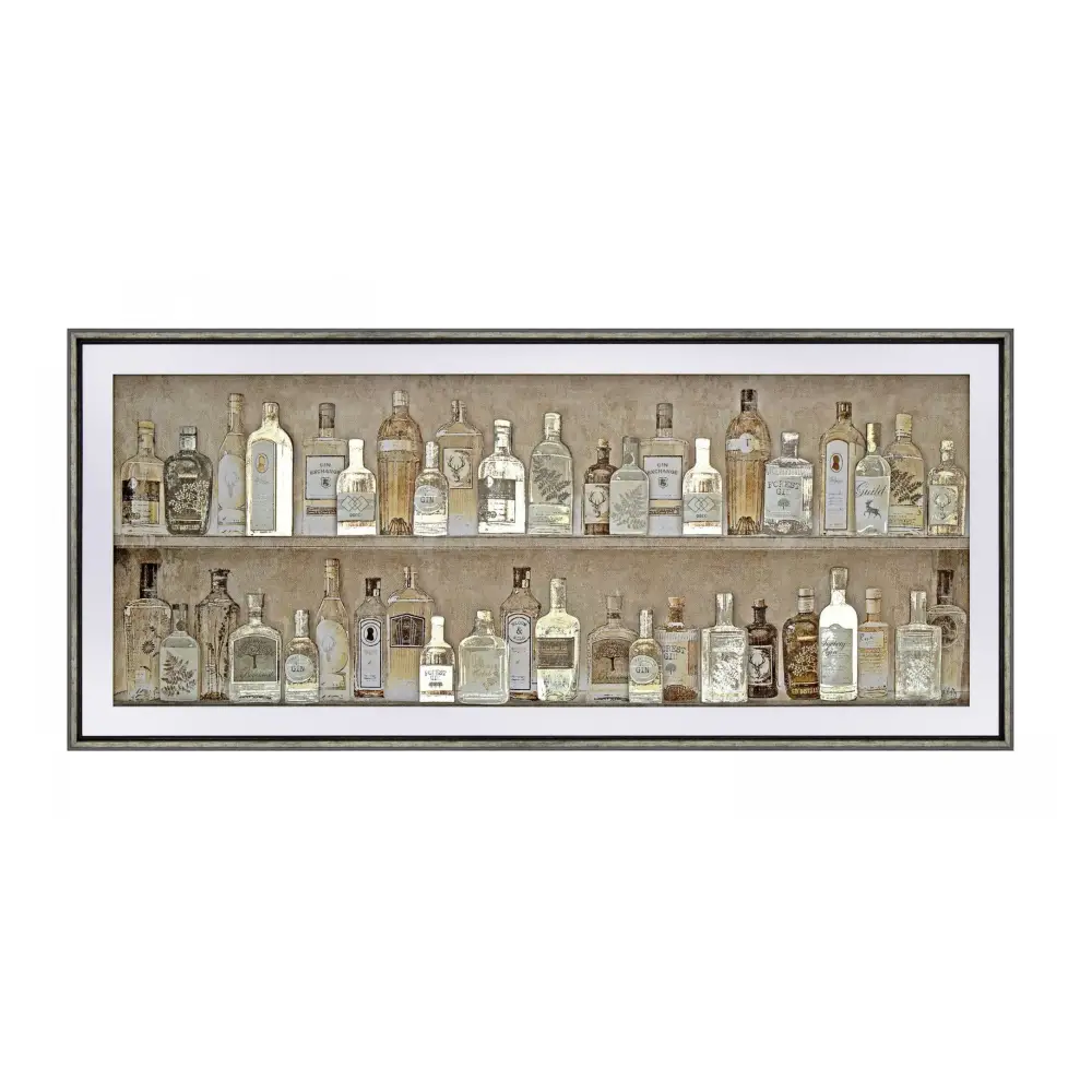 Gin Collection Artwork Framed - Artwork
