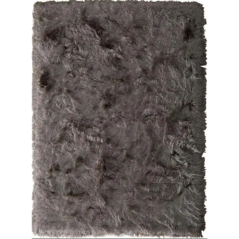 Glamour Shaggy Rug Plain Design - 120X170 cm / Beige - Rugs