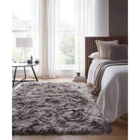 Glamour Shaggy Rug Plain Design - Rugs