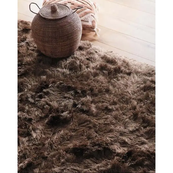 Glamour Shaggy Rug Plain Design - Rugs