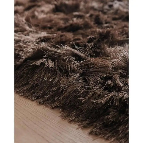 Glamour Shaggy Rug Plain Design - Rugs