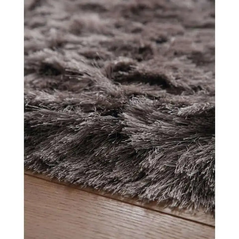 Glamour Shaggy Rug Plain Design - Rugs