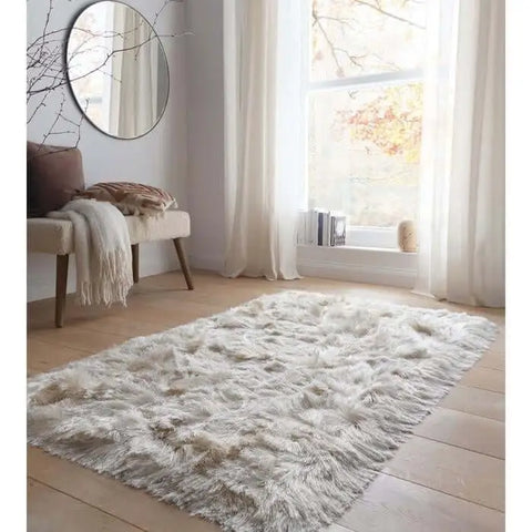 Glamour Shaggy Rug Plain Design - Rugs