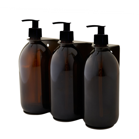 Gold Triple Wall Mounted Soap Dispenser
