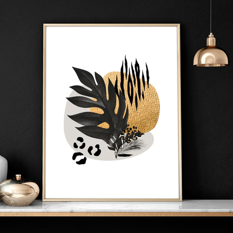 Unique wall art for living room | set of 3 framed wall art