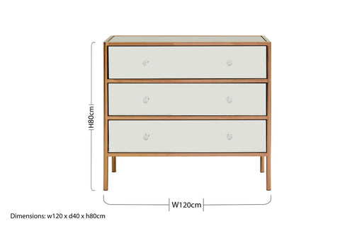 Goldie 3 Drawer Chest
