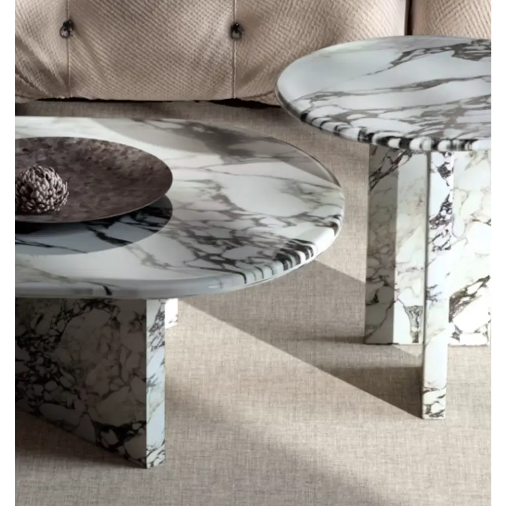 Goliah Coffee Table Set Marble