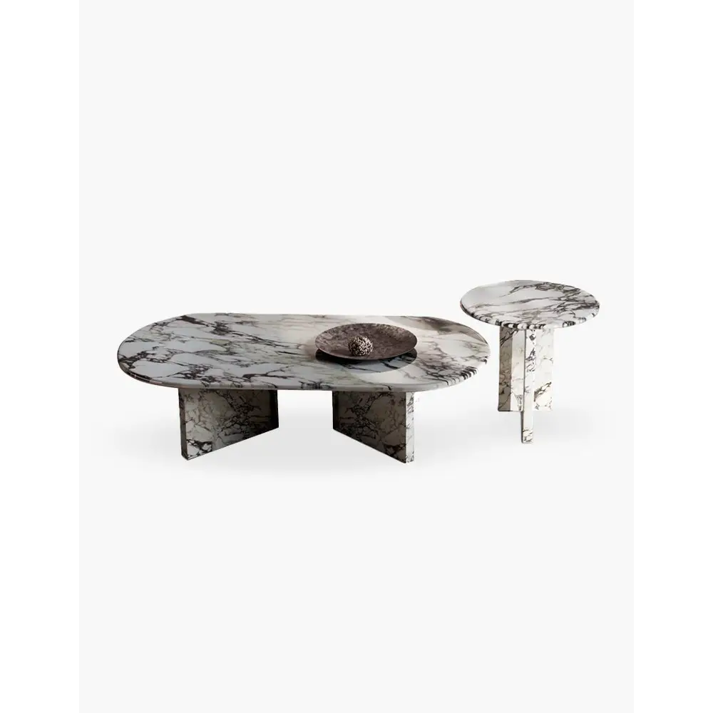 Goliah Coffee Table Set Marble