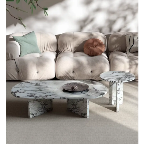 Goliah Coffee Table Set Marble