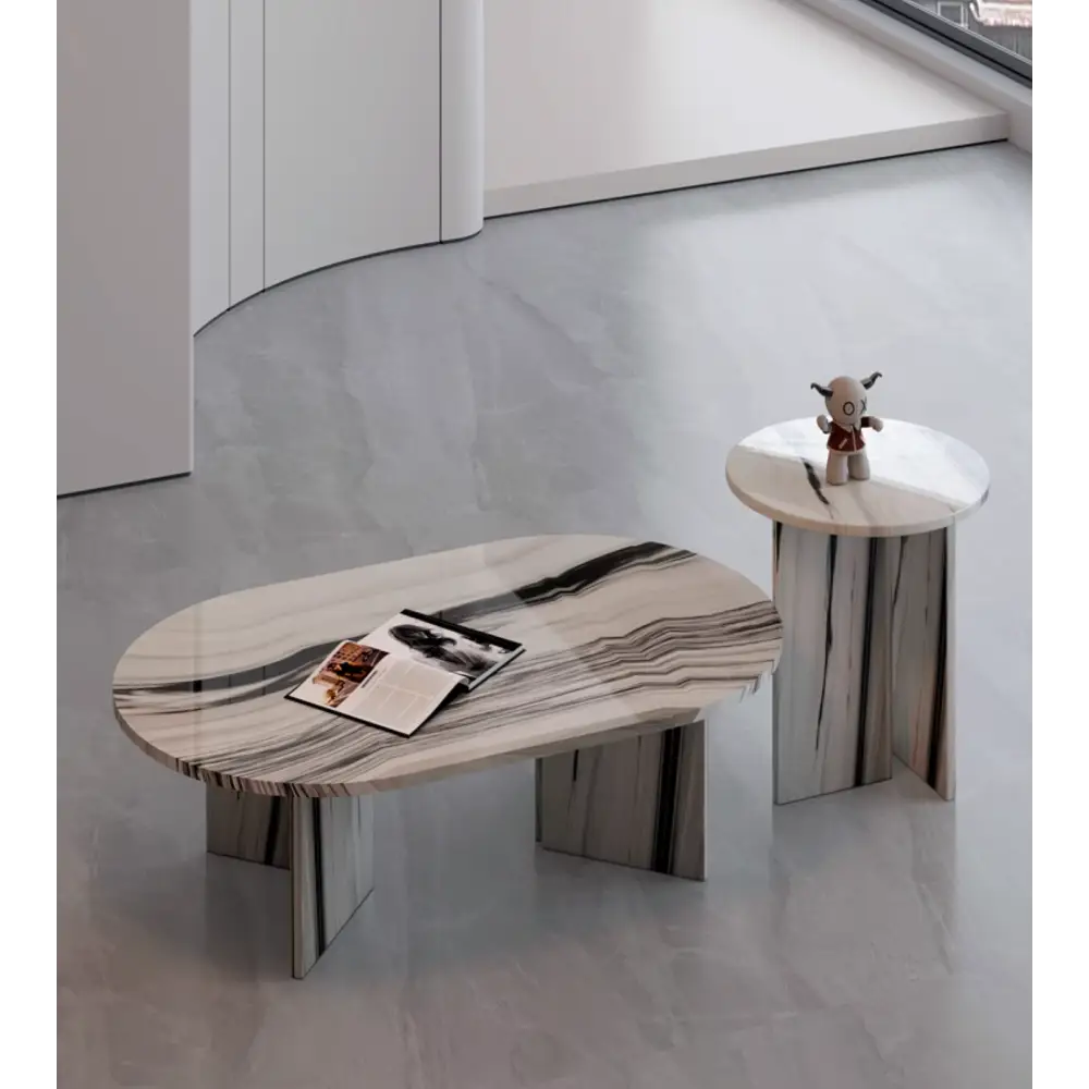 Goliah Coffee Table Set Marble