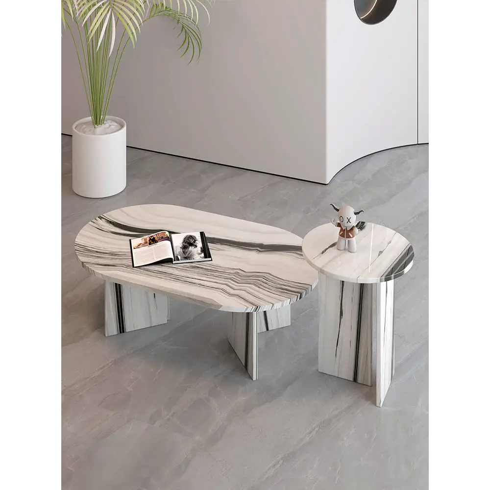 Goliah Coffee Table Set Marble