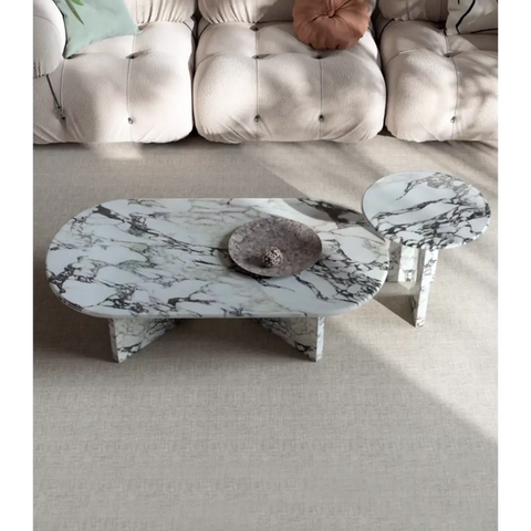 Goliah Coffee Table Set Marble