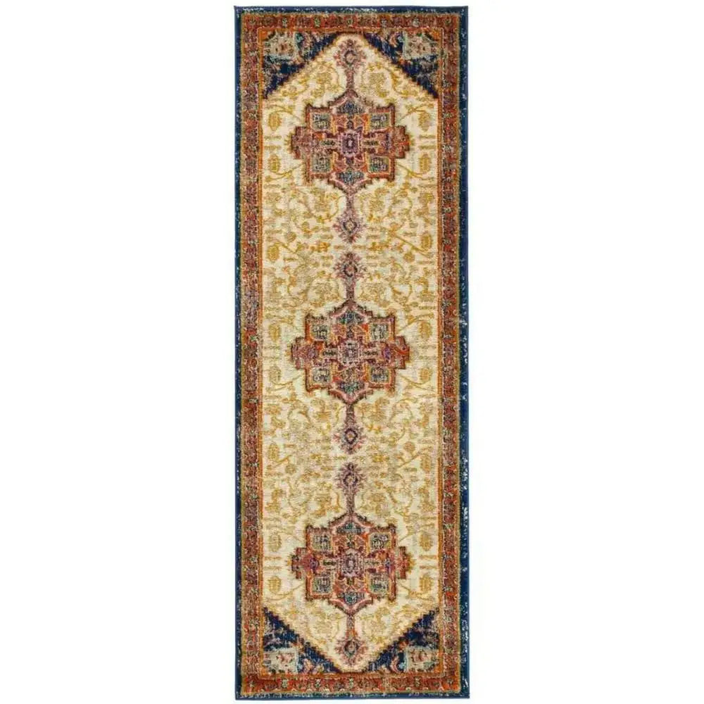 Granada Multicolour Vintage Rug | Amber - 67X200 cm - Rugs