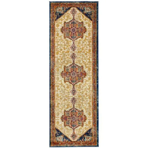 Granada Multicolour Vintage Rug | Amber - 67X200 cm - Rugs