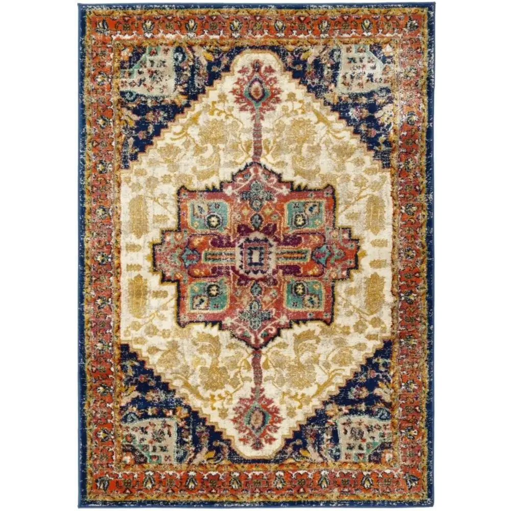 Granada Multicolour Vintage Rug | Amber - 80X150 cm - Rugs