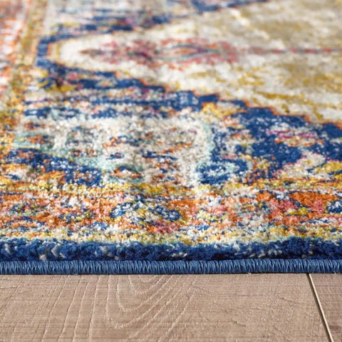 Granada Multicolour Vintage Rug | Amber - Rugs