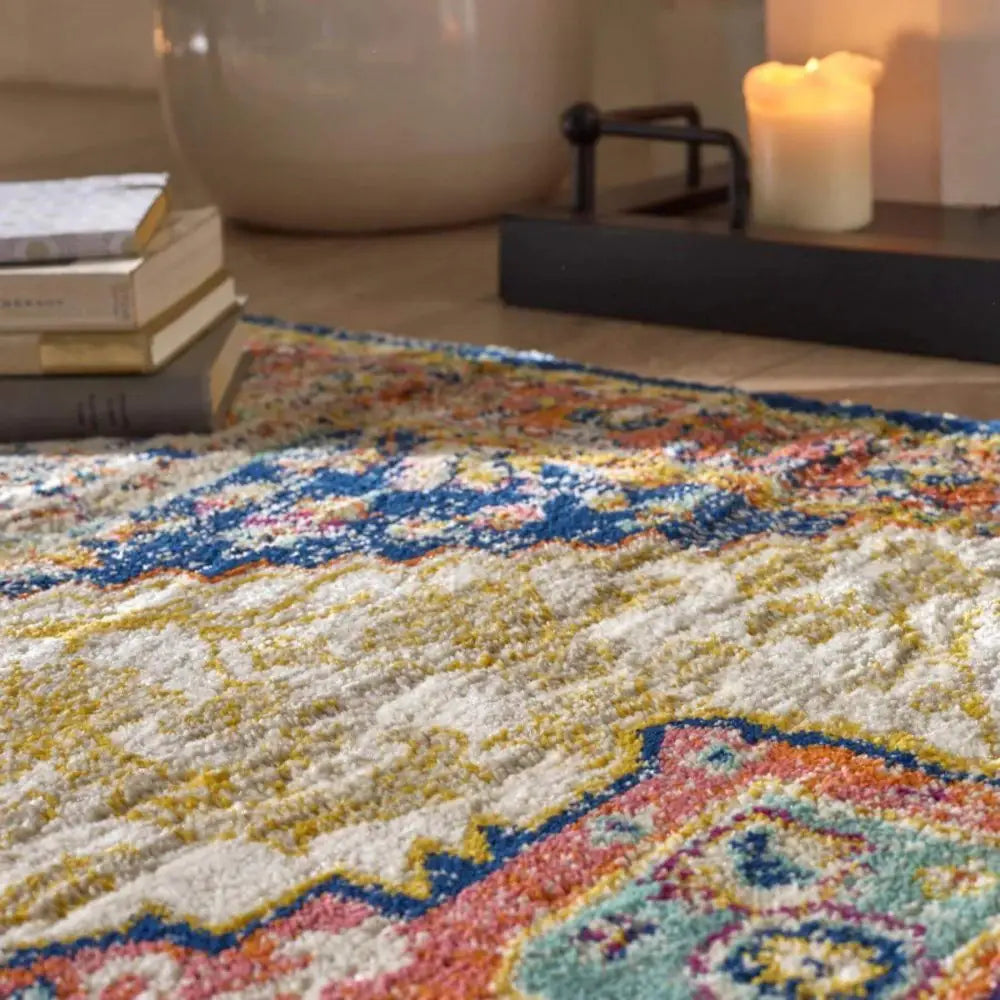 Granada Multicolour Vintage Rug | Amber - Rugs