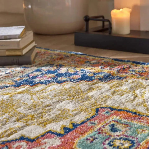 Granada Multicolour Vintage Rug | Amber - Rugs