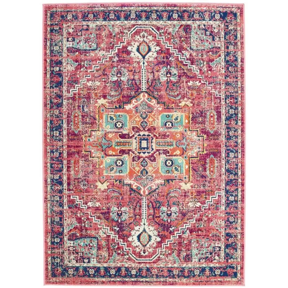 Granada Multicolour Vintage Rug | Ruby - 80X150 cm - Rugs