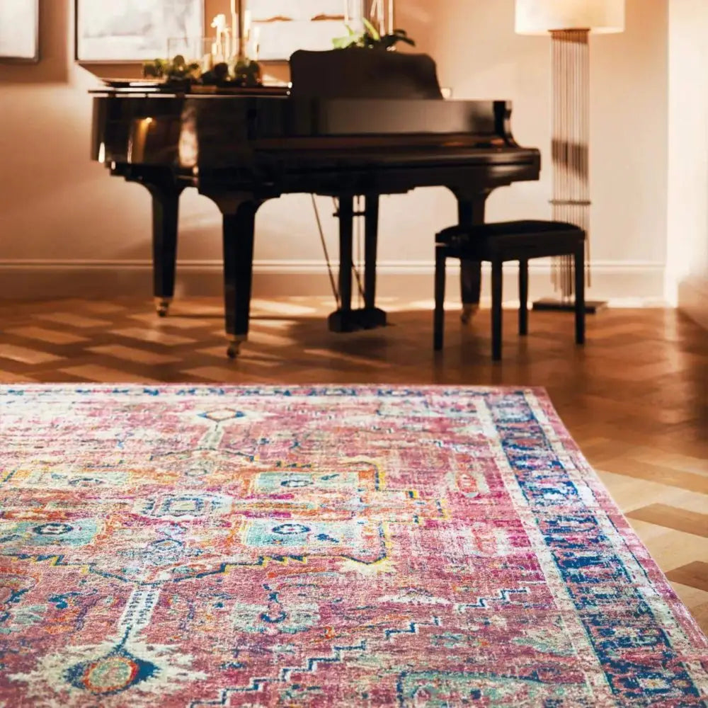 Granada Multicolour Vintage Rug | Ruby - Rugs