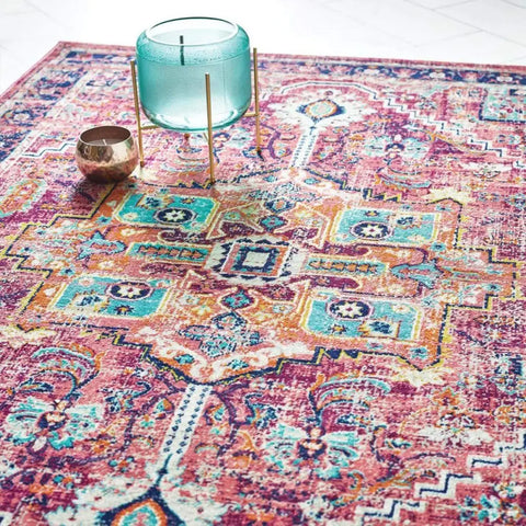Granada Multicolour Vintage Rug | Ruby - Rugs