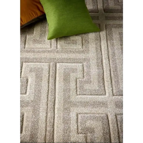 Greek Key Rug Geometric Design - Rugs