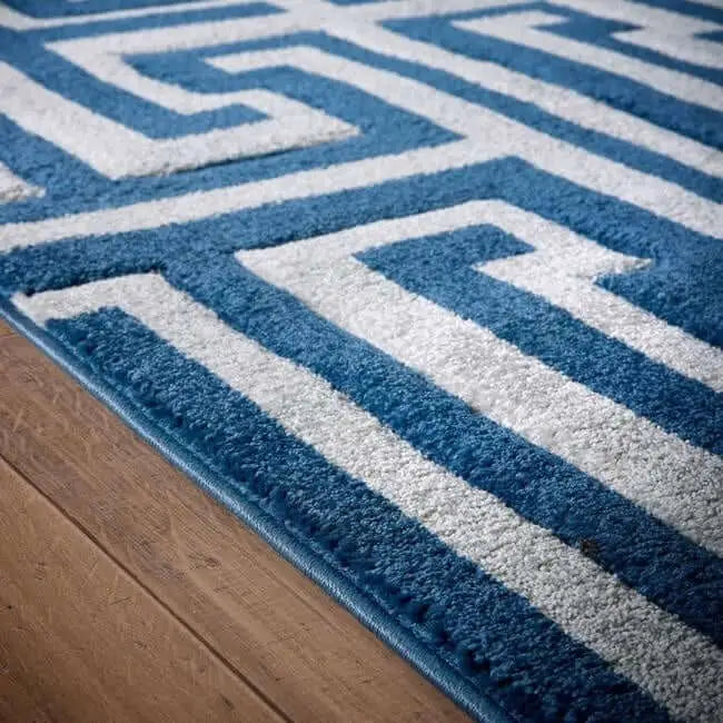 Greek Key Rug Geometric Design - Rugs