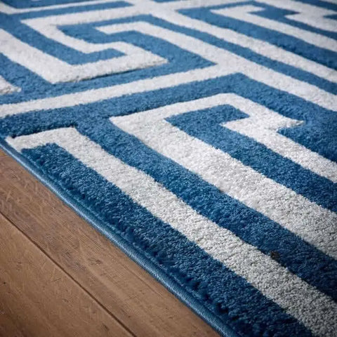 Greek Key Rug Geometric Design - Rugs