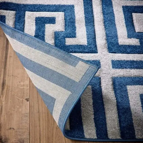 Greek Key Rug Geometric Design - Rugs