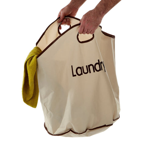 Green Loop Cream  Polyester Laundry Bag