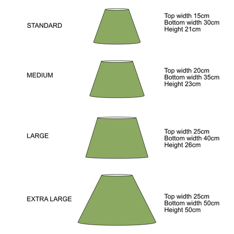 Green wiggle textured steep empire lampshade in green from the wiggle collection available in multiple sizes