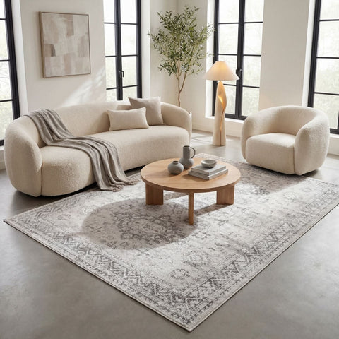 Montana Vintage Grey Rugs | 4050