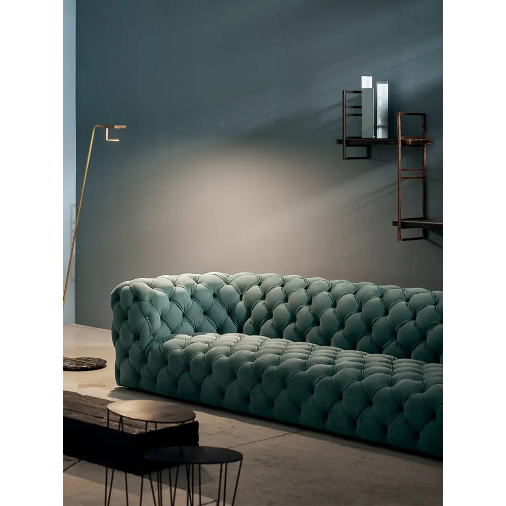 Gunter Three Seater Sofa Velvet - Sofa