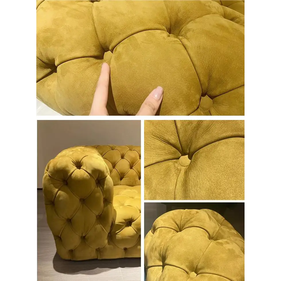 Gunter Three Seater Sofa Velvet - Sofa