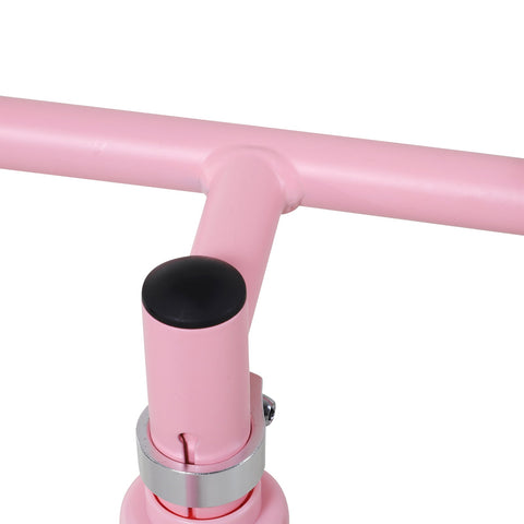 HOMCOM 12" Kids Balance Bike No Pedal Bicycle EVA Tire Adjustable Seat Toddler Training Bike W/ Shock Absorber 2 - 5 Years Gift for Boys Girls Pink