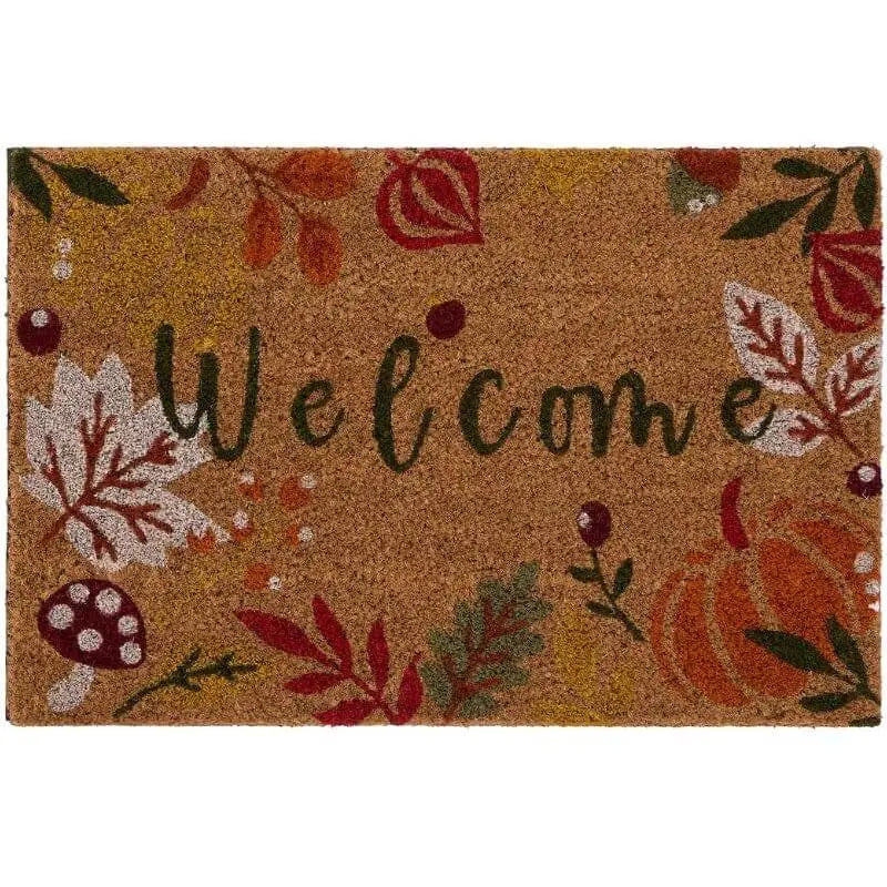 Halloween Coir Doormat – 40x60 cm - Autumnal Welcome - Doormat