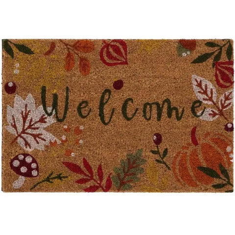 Halloween Coir Doormat – 40x60 cm - Autumnal Welcome - Doormat