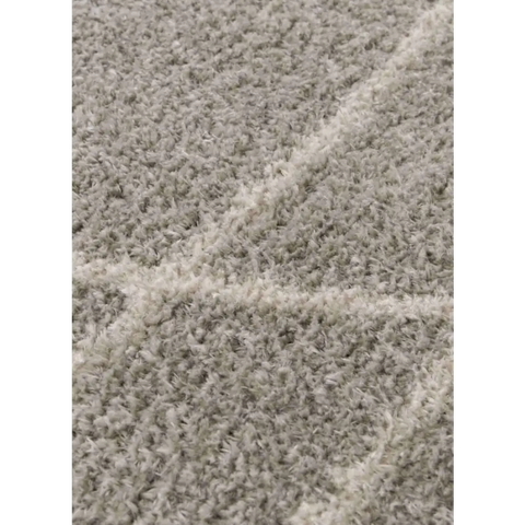 Halo Squiggle Rug – Soft Striped Eco-Friendly Rug - Rugs