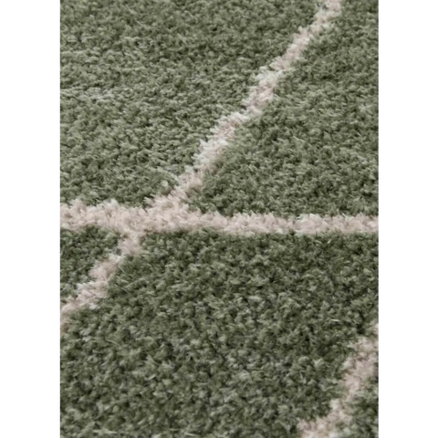 Halo Squiggle Rug – Soft Striped Eco-Friendly Rug - Rugs