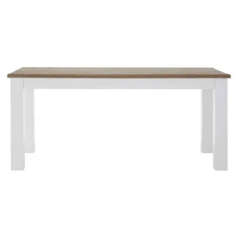 Hampstead Oak Top White Dining Table