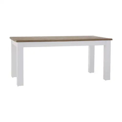 Hampstead Oak Top White Dining Table