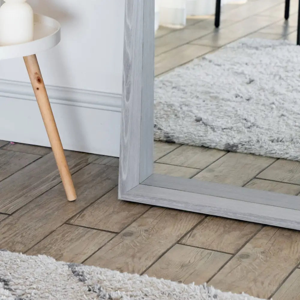 Hanaka - Full Length Grey Oak Rectangle Mirror - 200cm x 100cm - Mirror