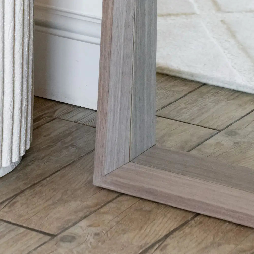 Hanaka - Full Length Walnut Wood Rectangle Mirror - 200cm x 100cm - Mirror