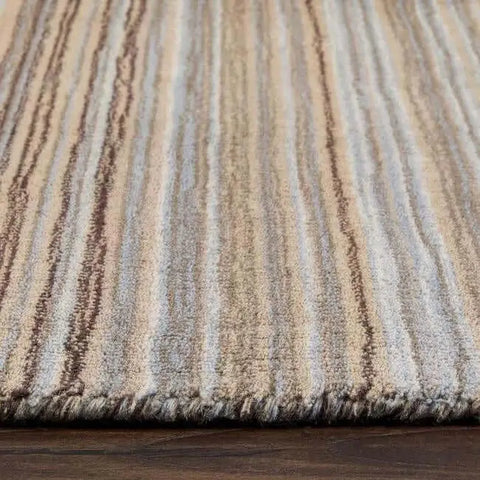 Hand Made Striped Design Rug - Rugs
